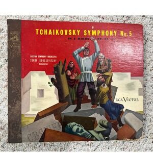 RCA Victor Tchaikovsky Symphony No. 5 Op. 64 DM-1057 78 RPM 6-Record Album